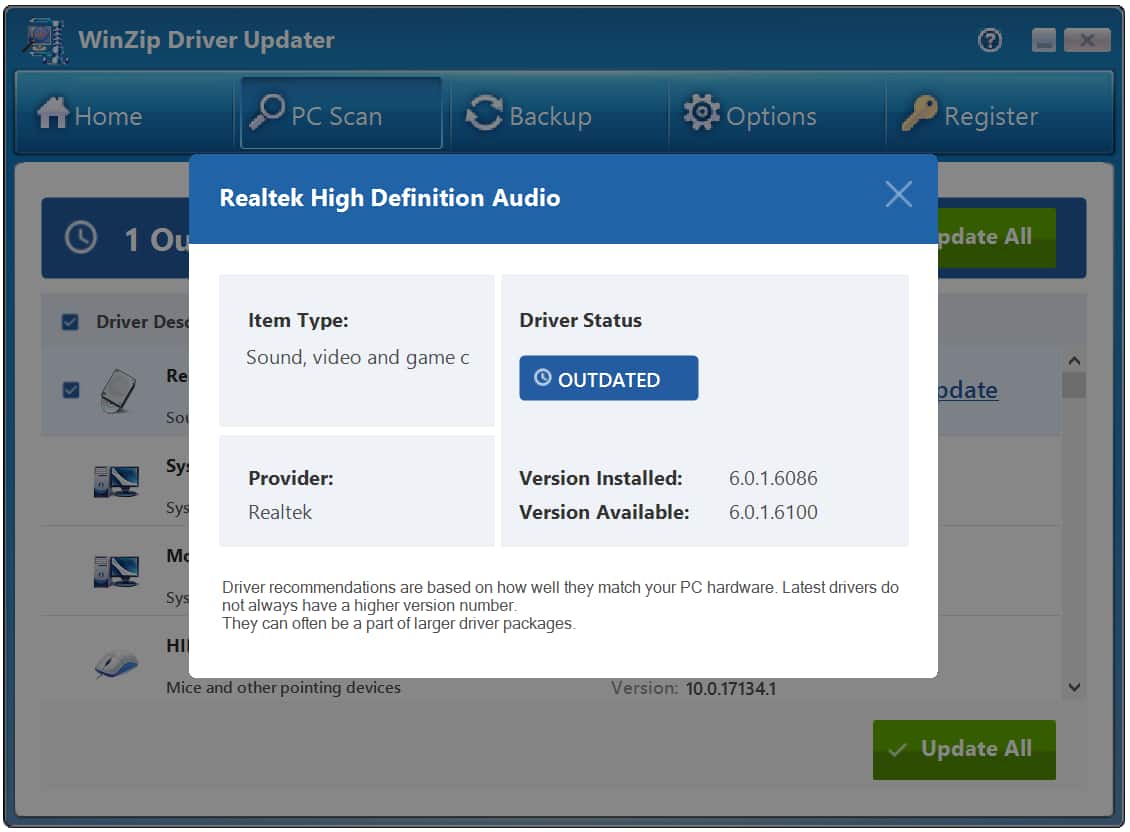 Remove winzip driver updater - gredenver